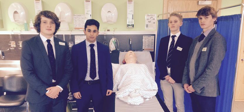 ) The boys described the experience as awesome, eye-opening, and an extremely valuable insight into the world of studying and practising medicine. CAKE SALE PILES ON THE POUNDS!