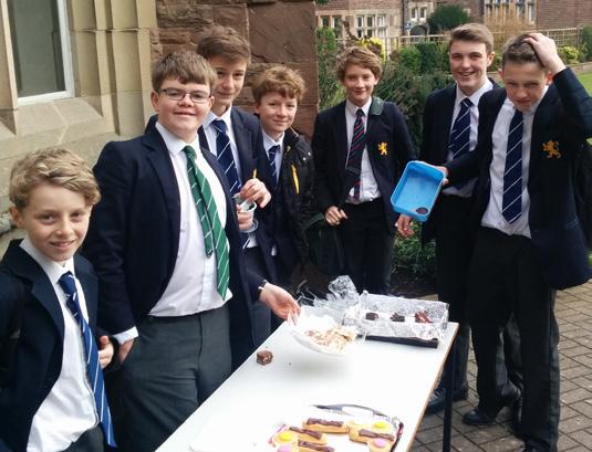 45 As you can see from our picture their cake sale was a huge success with almost nothing being left at the end!
