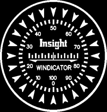 TAS 1000 WINDICATOR 1) Wind Direction 4) Drift Angle in Degrees 3) Head or Tail wind in knots 2) Wind Speed in in knots VIEWING THE WINDICATOR The Windicator will continuously display actual wind