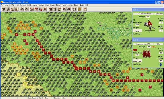 For scenario 2 and 3 the Romans no longer need cavalry support.