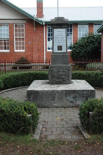 J. Hobbs is remembered on the Ulverstone Primary School War Memorial,