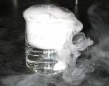 Dry Ice in Water Page 1 of 2 Fill a 250-mL beaker half full with warm or hot water.