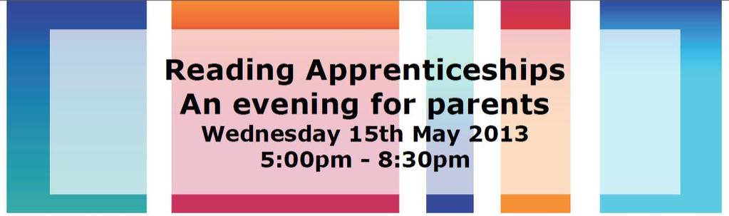 This is your opportunity to speak to people who are currently offering apprenticeships, studying