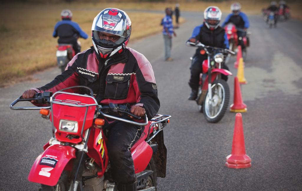 Riders for Health, an awardee in 2001, supports the delivery of healthcare in hard-to-reach rural Africa by providing motorcycle training and equipment,