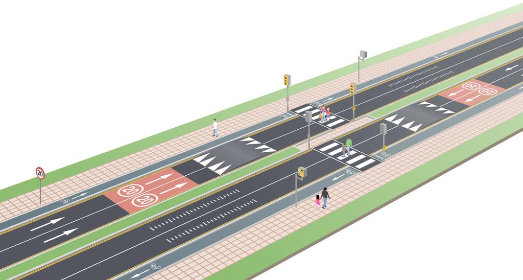 SAFER HIGHWAYS, BY DESIGN Safe road design underpins the Safe System approach, and provides the best road safety investment a country or city can make.