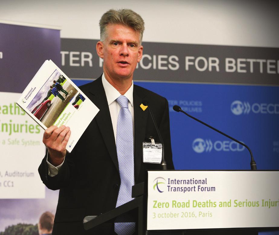 In 2016 His Royal Highness presented his Decade of Action Award to the International Transport Forum, for its report Zero Road Deaths and Serious Injuries: Leading a Paradigm Shift in Road Safety.