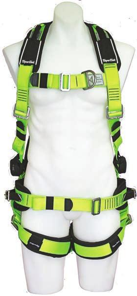 1800W W WaterWorks Harness Range 1100 WaterWorks Miners Designation: Full body suspension harness Rear fall arrest
