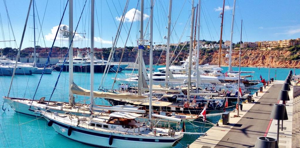 4. The best Port to benefit from the opening of the Spanish Market to the Charter Fleet Port Adriano offers the possibility of a short cruising connection to the islands of Ibiza and Menorca and it s