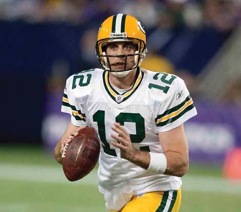 PACKERS TEAM NOTES TAKING HIS PLACE AMONG THE GAME S BEST Through Week 12, QB Aaron Rodgers once again finds himself among the league leaders in several passing categories. Rodgers ranks No.
