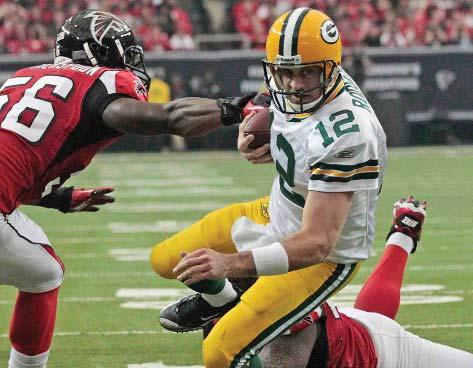 WEEK 12 GAME REVIEW - FALCONS 20, PACKERS 17 PACKERS COME UP SHORT IN ATLANTA The Packers and Falcons looked like they could be headed to overtime on Sunday after quarterback Aaron Rodgers led the