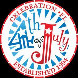 4th of July Celebration Information Come Celebrate July 4 th in style with A Flashback 4 th of July in beautiful Celebration, Florida.