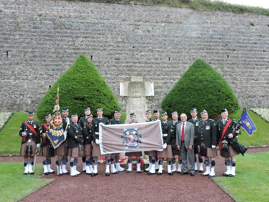 Ceremonial Tour France and Belgium On July 10th, 2015, 20 members of the Toronto Scottish Regiment, accompanied by friends and family, embarked on a ceremonial tour to honor the Men and Women who