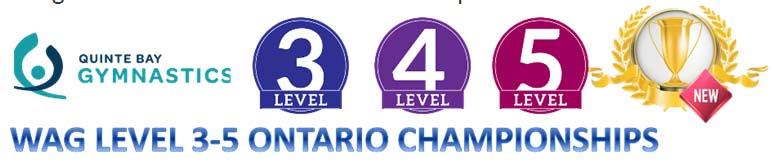 Ontario Championships: Level 6 10: April 9 12, 2016
