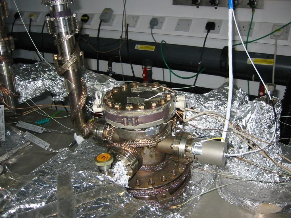 NEG-1 rig test chamber Pumping