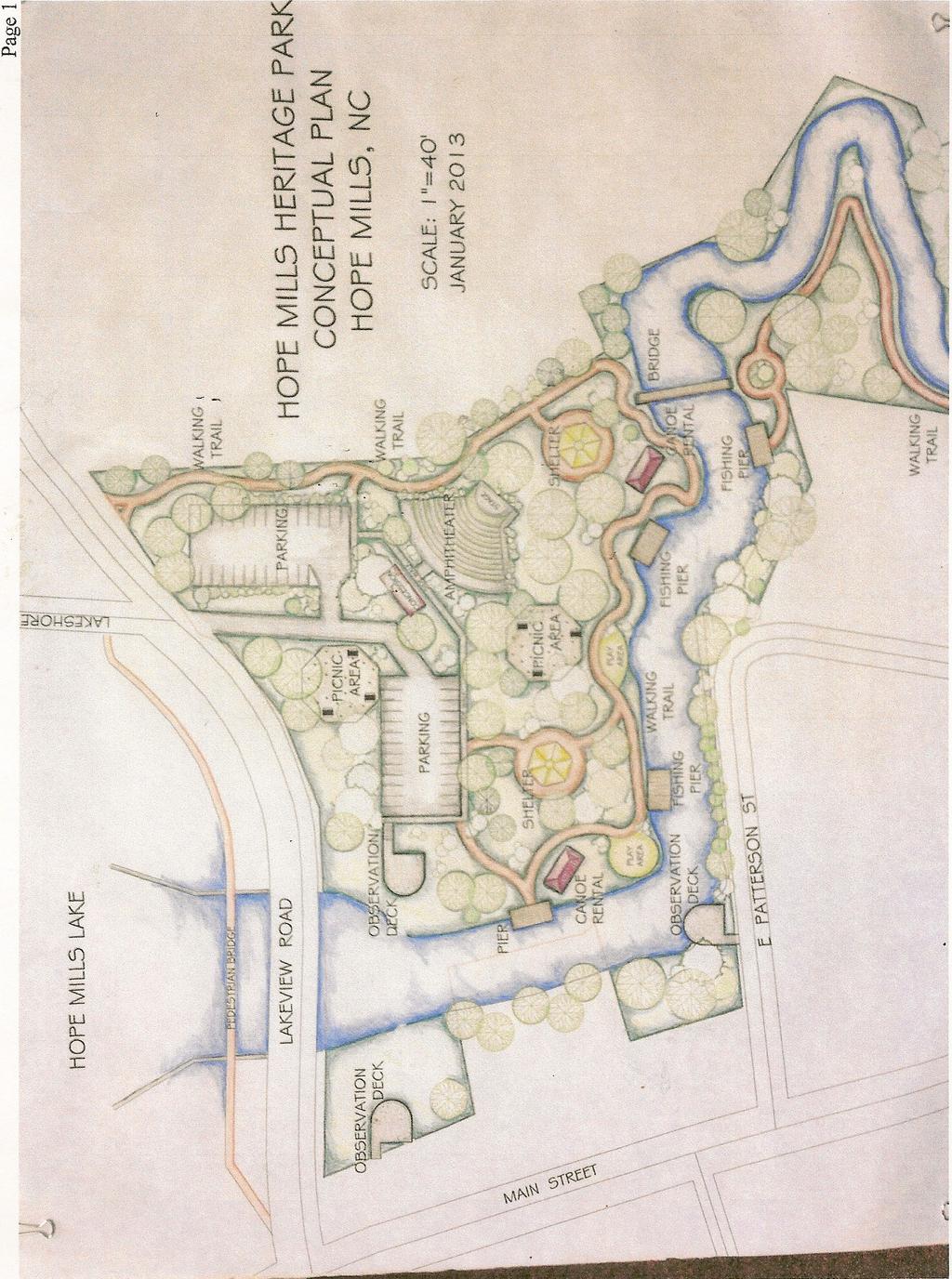 Figure 17 The proposed conceptual plan drawn