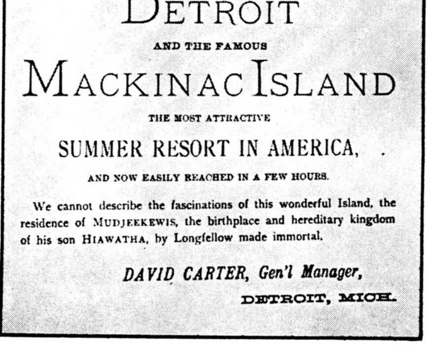 Although it operated locally in Lake Erie and the Detroit River as early as 1850, it was not until