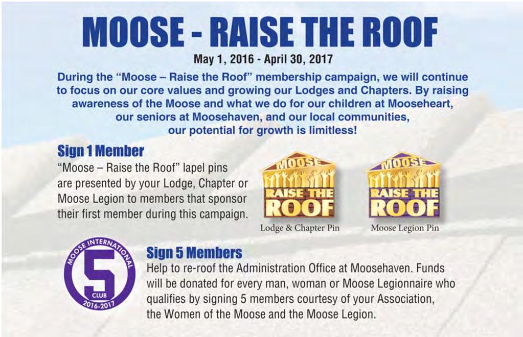 Moose Chatter 1970 Schrock Road Columbus, OH 43229 Phone: 614-882-8177 Email: lodge1427@mooseunits.org and loom1427@sbcglobal.