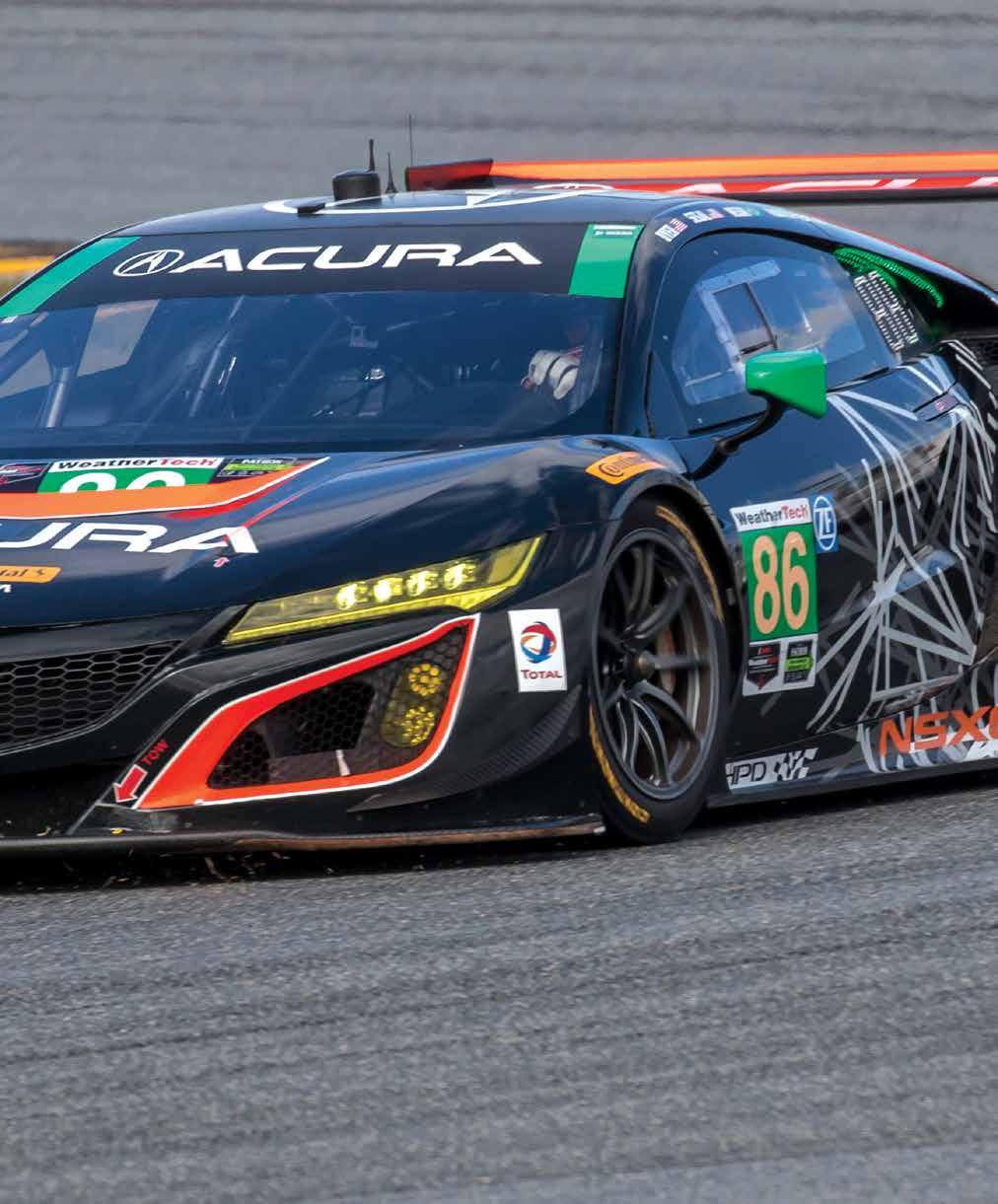 Acura NSX GT3 CHASSIS - Production multi-material, aluminum-intensive space frame, manufactured at the Performance Manufacturing Center in Ohio, alongside production Acura NSX vehicles.