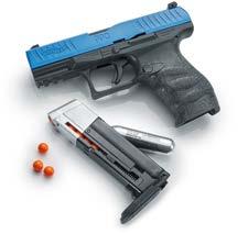 and paintballs. These guns also take pepper balls, which are ideal for self-defense.
