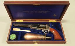 36 CALIBER MZ REVOLVER SN: 2280, INCLUDING FITTED WOODEN CASE, POWDER FLASK, BULLET MOLD.
