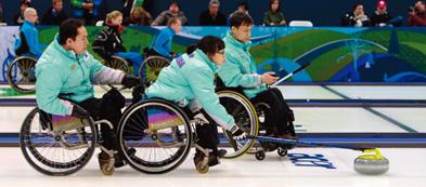 Wheelchair Curling Gangneung Curling Centre About the Sport Schedule Rules March Event Wheelchair curling is a mixed event.
