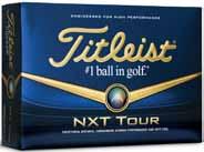 25 d NXTT Titleist NXT Tour Golf Ball 3 day production standard, same day NXTT $58.75 d $54.25 d $52.
