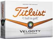 75 d VELOCITY Titleist Velocity Golf Ball 3 day production standard, same day VELOCITY $54.25 d $47.75 d $47.