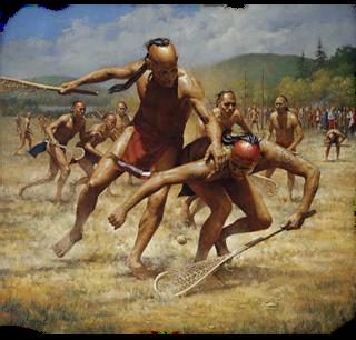 Little Brother of War Lacrosse was such a brutal sport that it was used to train boys for warfare.