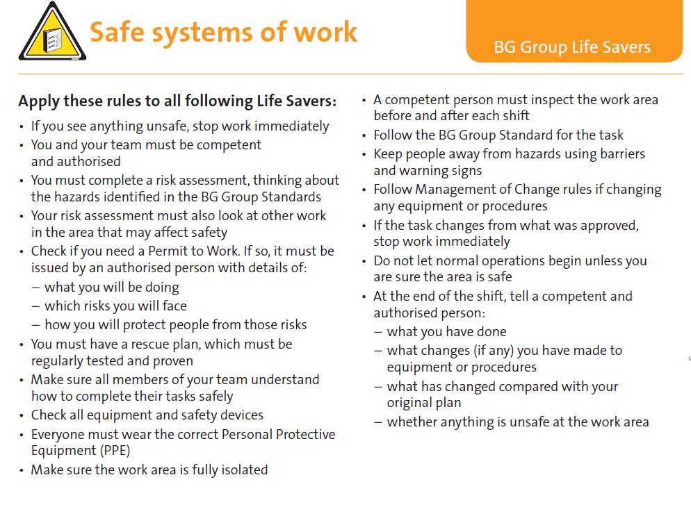 Personnel selected to undertake the task must be competent, authorised and empowered to stop work immediately if they see anything unsafe