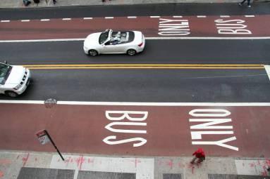 Lessons Learned: Bus Lanes Offset bus lanes work better for both buses and