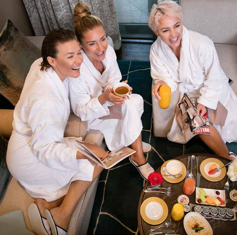 Warm up in the spa FESTIVE BLISS AT WILLOW STREAM SPA Fairmont The Palm invites all spa and beauty enthusiasts to pamper themselves during festive season and feel like royalty with selected holiday