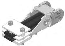 . Applying metal or resin plates with large surface friction resistance as fixture is acceptable.