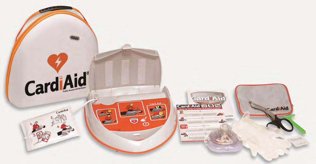 CardiAid comes to the user as a complete rescue package.