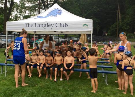 The Langley Club Swim Team Newsletter - Volume 3 June 17, 2015 Recap: Time Trials at the LC and B Meet at Poplar Heights Time Trials Hot and humid -- it's finally summertime at the Langley Club.