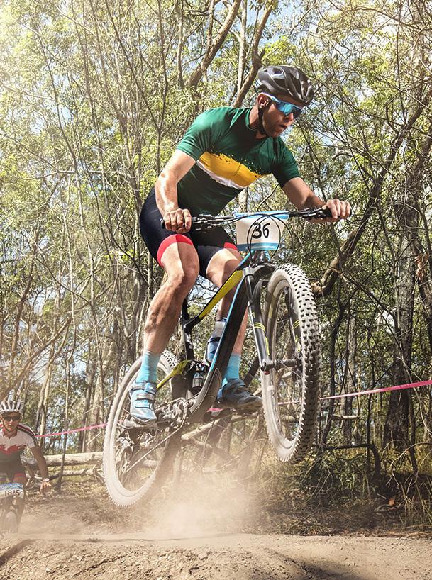 Cycling GC2018 TRAILSIDE TIPS Your Official Venue Guide Fearless riders navigate treacherous terrain, all in pursuit of gold.