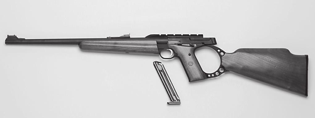 For general nomenclature refer to Figure 1. General functions and procedures are described and illustrated using a Buck Mark Sporter Rifle.