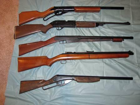5 BB & Pellet Guns (some vintage) LATE CONSIGNMENTS: Stevens Model 15 Single Shot 22 Rifle w/ Weaver K2.