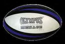 00 USD Olympus Menace Rugby Ball # 216 The Olympus Menace is a 4 panel training/match ball.