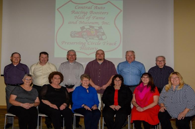 The Central Auto Racing Boosters Hall of Fame and Museum had a total of 27 living Hall of Fame Inductees and 15 representatives of deceased Hall of Fame Inductees attend.