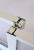 rollers allow the operating sash to slide quietly and smoothly m The