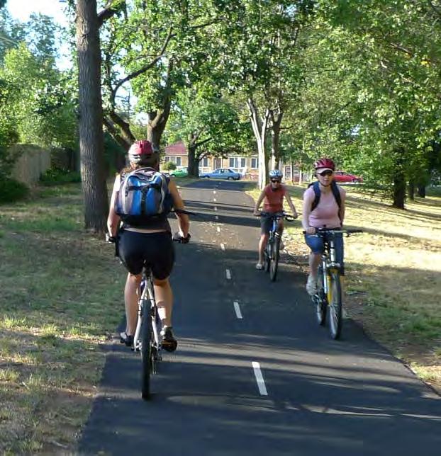4.6 Walking and cycling facilities Walking and cycling is provided for in the ACT by means of the residential footpath system which is in turn connected to the Main Community Route Network.
