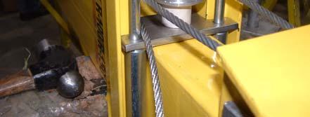 Insert shaft and secure with bolt and