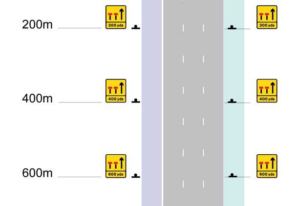 speed limit applies (adapted from Diagrams DZA3 and DZB7).
