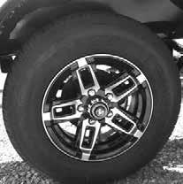 The optional 18 aluminum wheels are a trailer grade wheel.