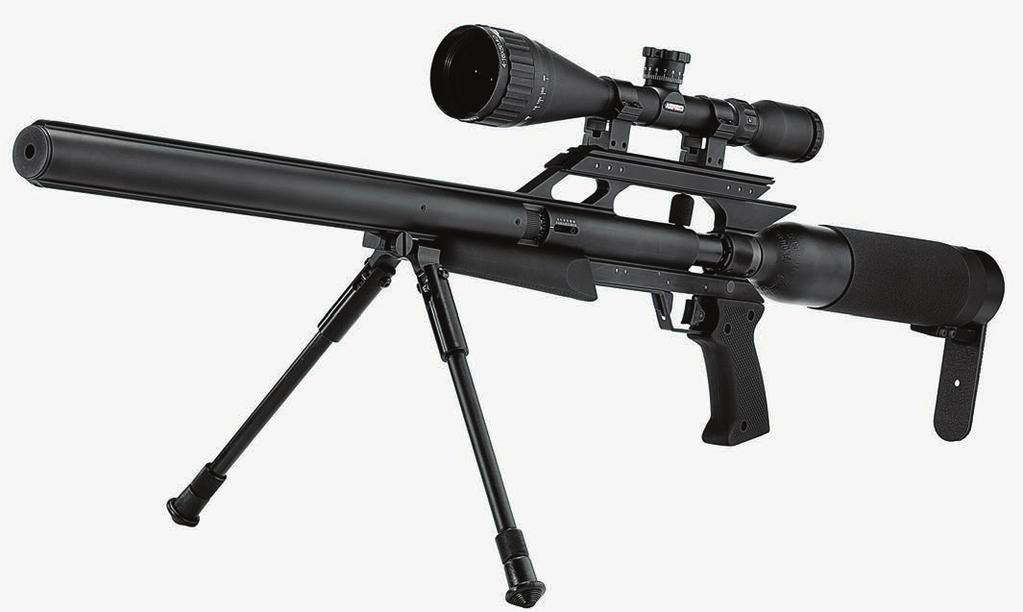 This is the new Condor SS that s so quiet it must be experienced. All you hear is the click of the rifle s action. Its muzzle is tucked inside the frame. [Cont.