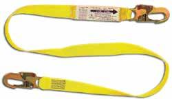 Lanyards Shock Absorbing Webbing Lanyard Specifications Web (Pack-Style) FrenchCreek shock absorbing web lanyards are extremely versatile.