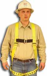 D-rings 570 Full body harness with super-quick bayonet buckles on the chest and legs 550 550 (back) 650 650 (back) 600 Series & 600 Lightweight