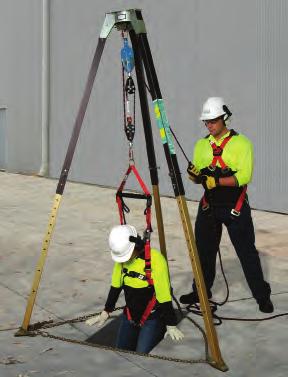 Confined Space Entry / Retrieval Systems Inertia Reel Fall Arrest MSA confined space entry/retrieval systems are designed for fall arrest, lifting and lowering, rescue, and work positioning