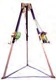 Confined Space Entry Equipment Lynx Tripod Rated for both personnel and materials handling. Note: Does not include Lynx Hoist or Rescuer shown. Part No. Description 10022050 8 ft (2.