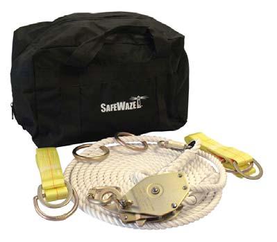 The complete system has its own bag with shoulder strap.
